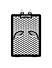 RADIATOR GRILL - Black for Royal Enfield - CONTINENTAL GT