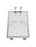 RADIATOR GRILL - Silver for Royal Enfield - CONTINENTAL GT