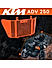 RADIATOR GRILL - Orange for KTM - ADV 250