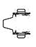 Saddle Stay for Royal Enfield Himalayan 450 - Black/Silver