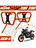 Saddle Stay for KTM DUKE 390/250 Gen 3 - Orange/Black