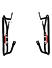 SADDLE STAY (PAIR) - Black/Red for Royal Enfield - INTERCEPTOR