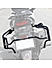 Saddle Stay for Hero Xpulse 200/400 - Black/Red