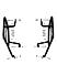 Saddle Stay for HARLEY DAVIDSON X 440 Black-Silver