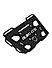 Top Rack Plate for BMW G310 GS Black