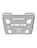 Top Rack Plate for BMW G310 GS Silver