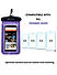 Universal Waterproof Mobile Pouch (Pack of 2) - iPhone, Samsung, Pixel, Mi, Oneplus, Realme up to 7.0 inch - Purple