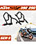 CRASH GUARD (PAIR) - Black for KTM DUKE 390 Gen 3