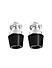 Swingarm Spools Bobbin : Premium Paddock Stand 6mm Bobbins for Motorcycle Maintenance - Black (Set of 2)