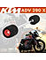 Front Fork Slider for KTM ADVENTURE 390 X Black