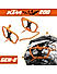 Saddle Stay for KTM DUKE 200 Gen 2 Orange-Black