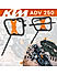 SADDLE STAY (PAIR) - Black/Orange for KTM - ADV 250