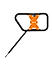 Saddle Stay for KTM ADVENTURE 390 X Black-Orange