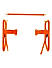 SADDLE STAY (PAIR) - Orange/Black for KTM - ADV 390