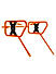 Saddle Stay for KTM ADVENTURE 390 X Orange-Black