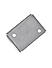 FRONT FLUID RESERVOIR COVER - Silver for Royal Enfield - HUNTER