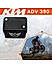 FRONT FLUID RESERVOIR COVER - Black for KTM - ADV 390