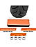 Ramp Groller - Paddock Stand Replacement - Orange - (Bike Wt upto : 220 kgs)