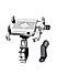 Claw with Jaw Grip Aluminium Mobile Holder without Charger - Silver