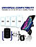 Jaw Grip Mobile Holder with 15W Wireless Charger - Blue