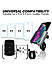 Jaw Grip Mobile Holder with 15W Wireless Charger - Silver