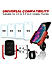 Jaw Grip Mobile Holder with 15W Wireless Charger - Red