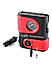 Electric Tire Inflator Air Compressor Pump for Car, Motorcycle, Balls and Mattress - Red