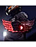 Night Wing Motorcycle Gloves - White
