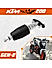 Frame Slider for KTM DUKE 200 Gen 2 Black-Silver