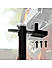 Non-Dismantable Standard Rear Paddock Stand without Skate Wheels - Black - (Bike Wt upto: 250 kgs)