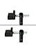 Non-Dismantable Standard Rear Paddock Stand without Skate Wheels - Black - (Bike Wt upto: 250 kgs)
