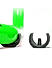 Non-Dismantable Standard Rear Paddock Stand without Skate Wheels - Green - (Bike Wt upto: 250 kgs)