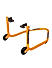 Non-Dismantable Standard Rear Paddock Stand without Skate Wheels - Orange - (Bike Wt upto: 250 kgs)