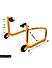 Non-Dismantable Standard Rear Paddock Stand without Skate Wheels - Orange - (Bike Wt upto: 250 kgs)