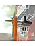 Non-Dismantable Standard Rear Paddock Stand without Skate Wheels - Orange - (Bike Wt upto: 250 kgs)