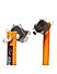 Non-Dismantable Standard Rear Paddock Stand without Skate Wheels - Orange - (Bike Wt upto: 250 kgs)