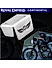 FRONT FLUID RESERVOIR COVER - Silver for Royal Enfield - CONTINENTAL GT