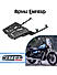 Extended Top Rack with Plate for Royal Enfield Meteor 350 - Black