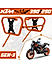Saddle Stay for KTM DUKE 390/250 Gen 3 - Orange/Black