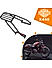 EXTENDED TOP RACK WITHOUT PLATE - Black for HARLEY DAVIDSON X 440