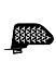 Pillion Footrest - Bajaj Dominar - Black - Right