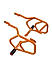 CRASH GUARD (PAIR) - Orange for KTM DUKE 390 Gen 3