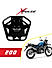 Extended Top Rack with Plate for Hero Xpulse 200/400 - Black