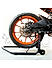 Non-Dismantable Classic Rear Paddock Stand without Skate Wheels - Black - (Bike Wt upto: 350 kgs)