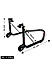 Non-Dismantable Classic Rear Paddock Stand without Skate Wheels - Black - (Bike Wt upto: 350 kgs)