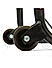 Non-Dismantable Classic Rear Paddock Stand without Skate Wheels - Black - (Bike Wt upto: 350 kgs)