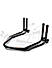 Non-Dismantable Standard Rear Paddock Stand with Skate Wheels - Black - (Bike Wt upto: 250 kgs)