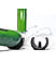 Non-Dismantable Standard Rear Paddock Stand with Skate Wheels - Green - (Bike Wt upto: 250 kgs)