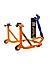 Combo of Chain Cleaning Brush & GR Chain Cleaner-500ml & Dismantable Paddock Stand-Orange