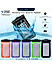 Universal Waterproof Mobile Pouch (Pack of 2) - iPhone, Samsung, Pixel, Mi, Oneplus, Realme up to 7.0 inch - Blue